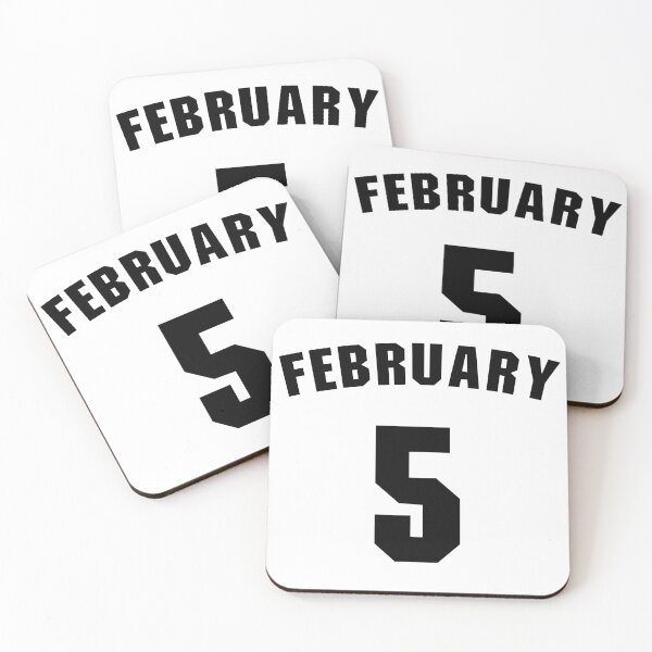 Item preview, Date of birth  5 February birthday gift sport design designed and sold by Panya-Design.