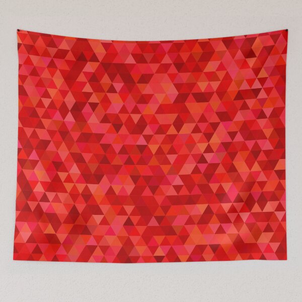Item preview, Ruby Rose Triangle Pattern Design designed and sold by DeYoungFashion.