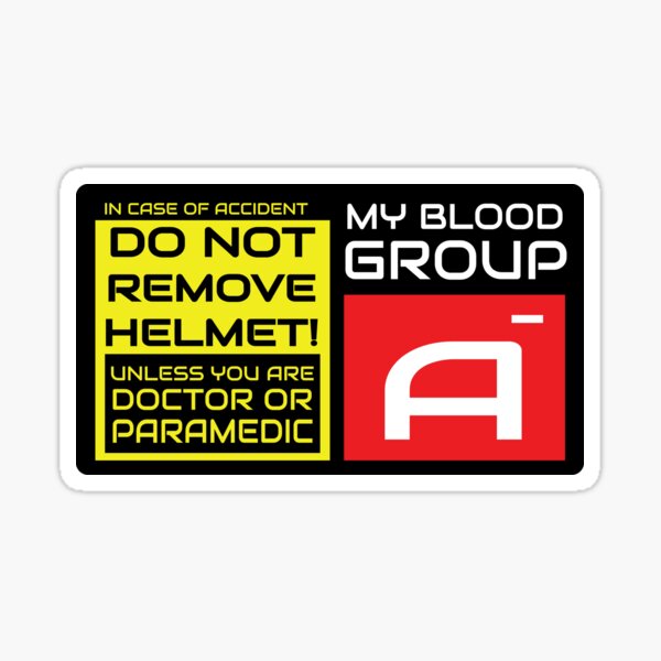 I'm blood type O positive Classic Round Sticker