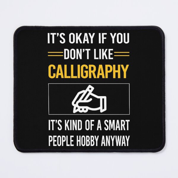 Item preview, Funny Smart People Calligraphy Calligrapher Handwriting Lettering designed and sold by fatherbarliman.