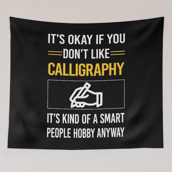 Item preview, Funny Smart People Calligraphy Calligrapher Handwriting Lettering designed and sold by fatherbarliman.