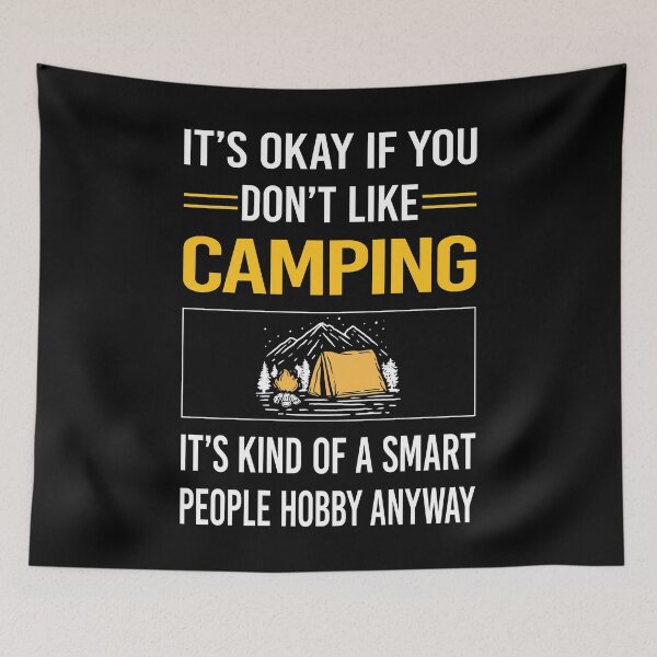 Item preview, Funny Smart People Camping Camp Camper designed and sold by fatherbarliman.