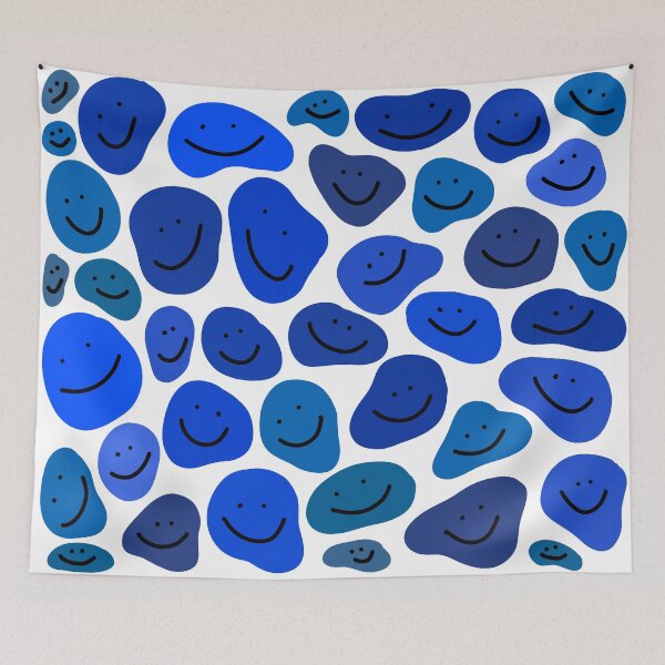 Item preview, Blue Smileys :) designed and sold by abbeygfrerer.