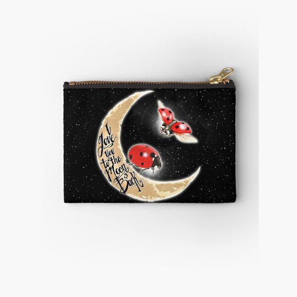 Item preview, Black Love You To The Moon And Back Ladybird designed and sold by CatheriLove.