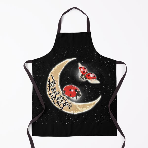 Item preview, Black Love You To The Moon And Back Ladybird designed and sold by CatheriLove.