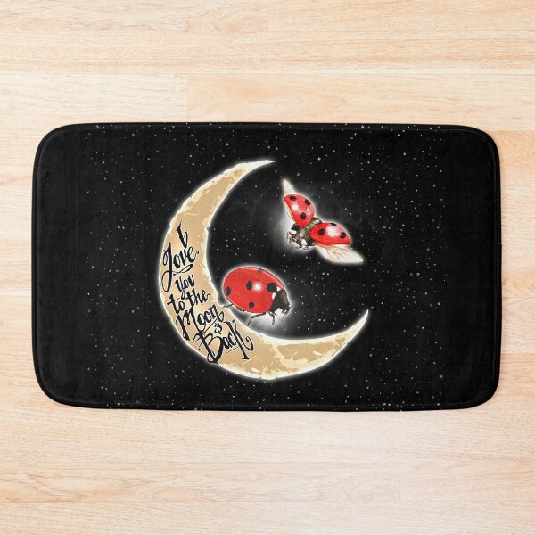 Item preview, Black Love You To The Moon And Back Ladybird designed and sold by CatheriLove.
