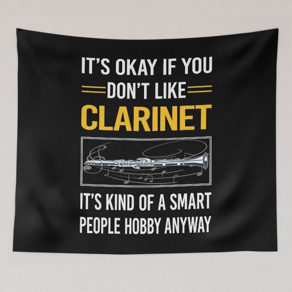 Item preview, Funny Smart People Clarinet designed and sold by fatherbarliman.