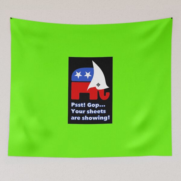 Item preview, Psst! GOP... Your sheets are showing. Sticker designed and sold by OliverHilger.
