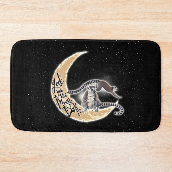 Item preview, Black Love You To The Moon And Back Lemur designed and sold by CatheriLove.