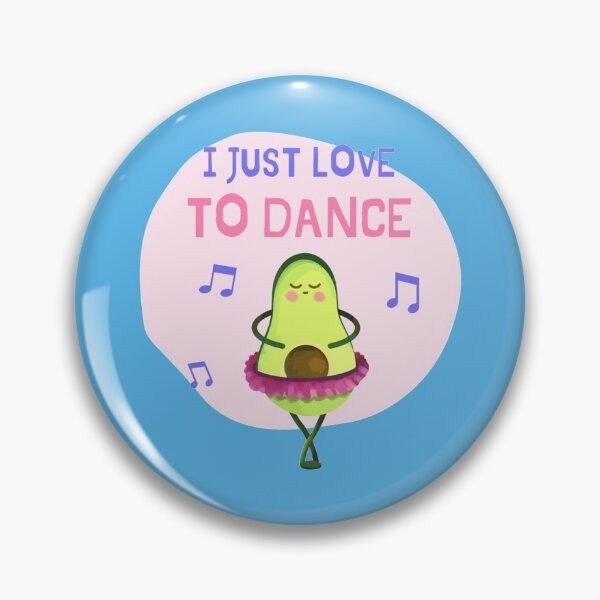 Item preview, I Just Love To Dance Ballet Avocado    designed and sold by PIXELFACTION.