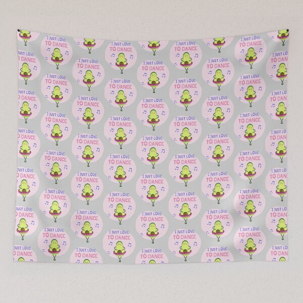 Item preview, I Just Love To Dance Ballet Avocado    designed and sold by PIXELFACTION.