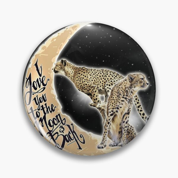 Item preview, Black Love You To The Moon And Back Leopard designed and sold by CatheriLove.