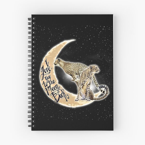 Item preview, Black Love You To The Moon And Back Leopard designed and sold by CatheriLove.