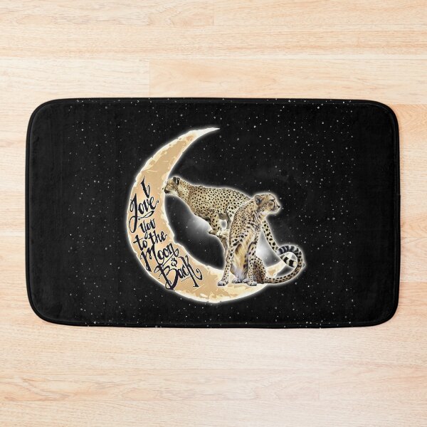 Item preview, Black Love You To The Moon And Back Leopard designed and sold by CatheriLove.