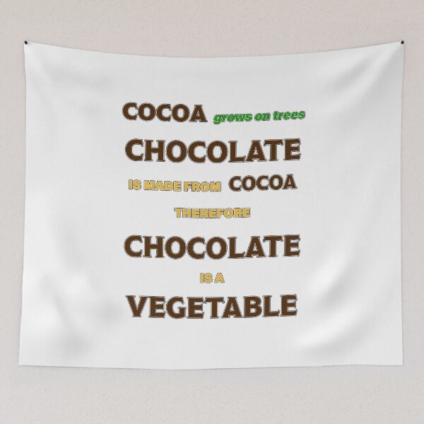 Item preview, Chocolate is a Vegetable designed and sold by KTSubz Faith & Fun Designs.
