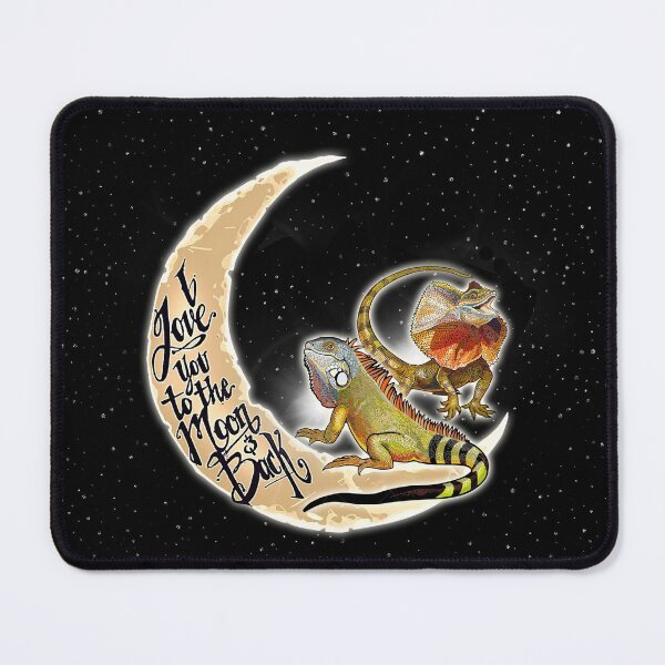 Item preview, Black Love You To The Moon And Back Lizard designed and sold by CatheriLove.