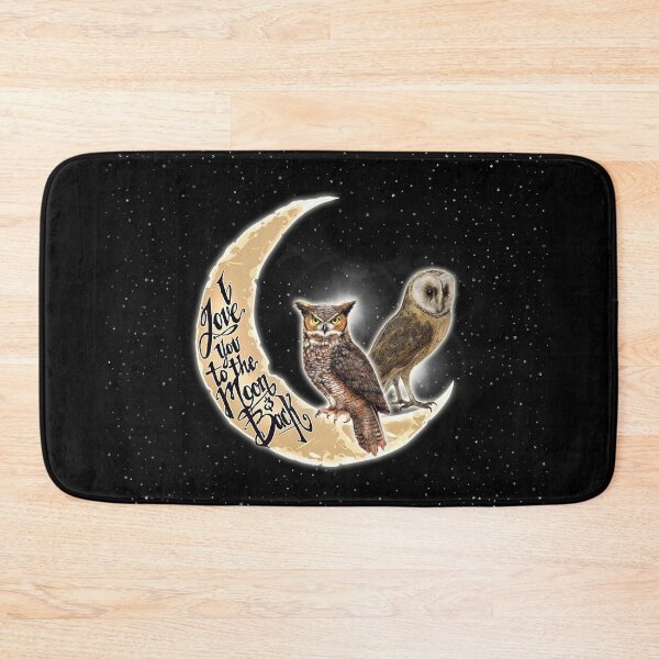 Item preview, Black Love You To The Moon And Back Owl designed and sold by CatheriLove.