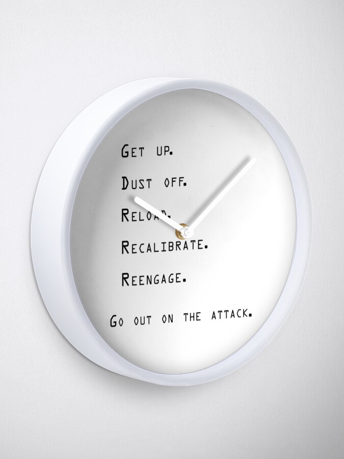 Thumbnail 1 of 4, Clock, Jocko Willink _ATTACK_ Inspirational designed and sold by TMFApparelU.