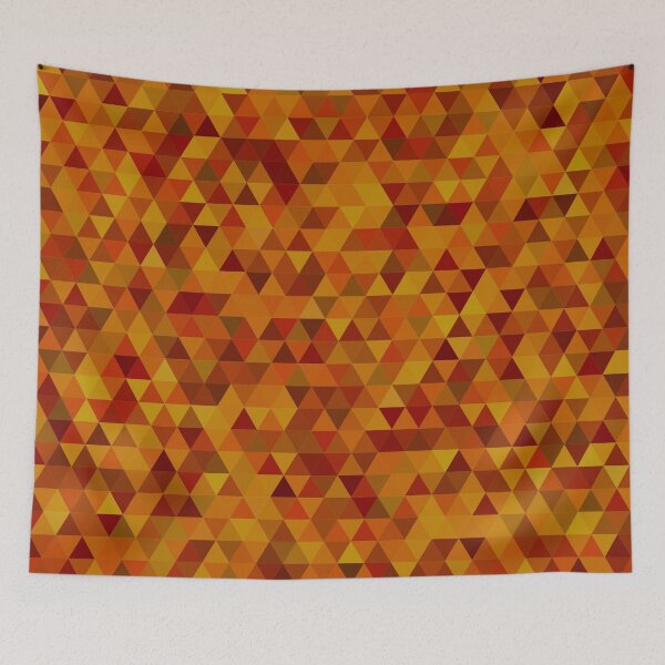 Item preview, Autumn Leaves Triangle Pattern Design designed and sold by DeYoungFashion.