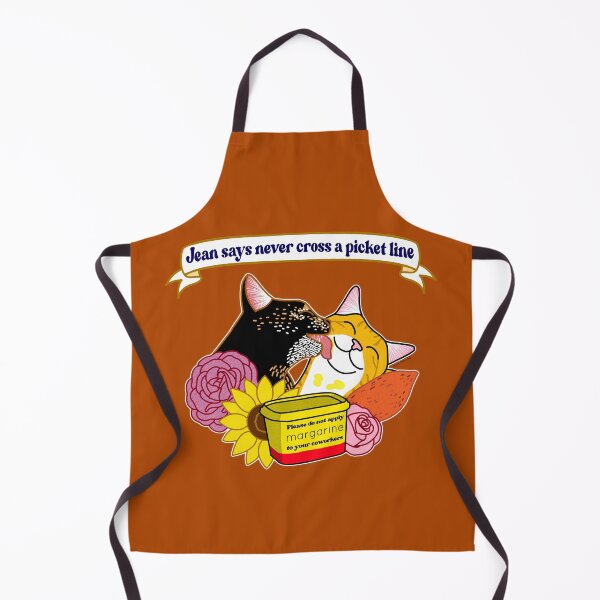 Item preview, Jean says never cross a picket line (by Jesse Irwin Art) designed and sold by JesseIrwinArt.