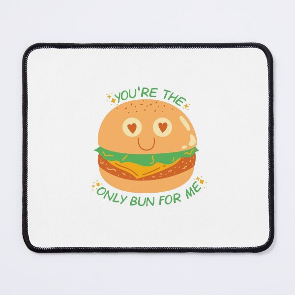 Item preview, CUTE FUNNY HAMBURGER VALENTINE designed and sold by RetroPlaceee.