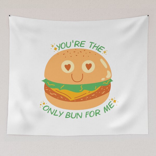 Item preview,  CUTE FUNNY HAMBURGER  VALENTINE designed and sold by RetroPlaceee.