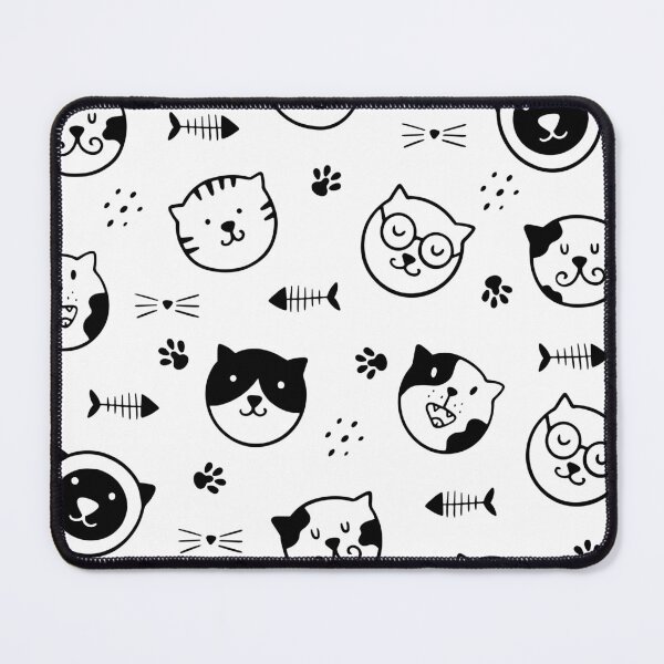 Item preview, Suspicious Cats - White Background designed and sold by Unicorny-Design.