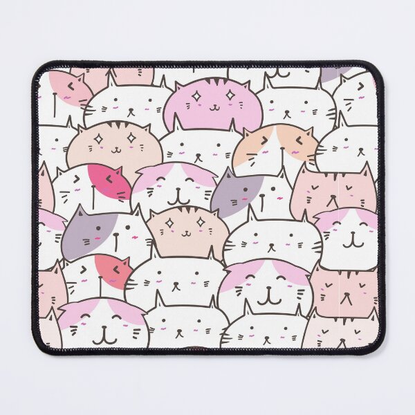 Item preview, Suspicious Cats - White Background designed and sold by Unicorny-Design.