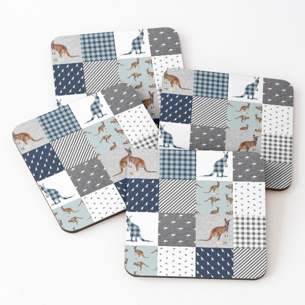 Item preview, Cute Kangaroo Patchwork designed and sold by CatheriLove.