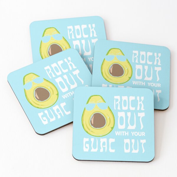 Item preview, rock it out with your guac out guacamole avocado dip spread mexico salad mexican cuisine designed and sold by PIXELFACTION.