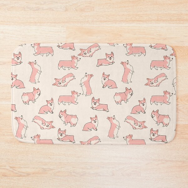 Item preview, pattern with cute dogs of the Corgi breed designed and sold by burbura.