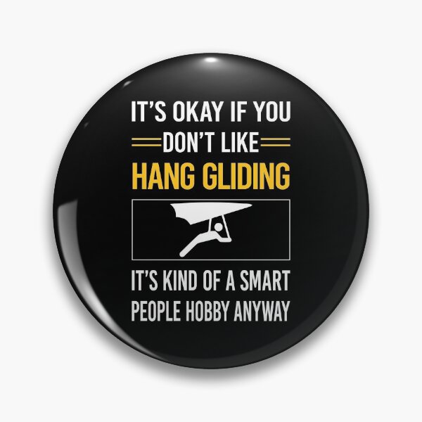 Item preview, Funny Smart People Hang Gliding Glider designed and sold by jiggleterrified.
