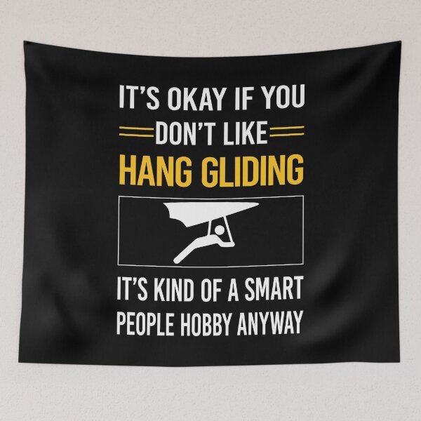 Item preview, Funny Smart People Hang Gliding Glider designed and sold by jiggleterrified.