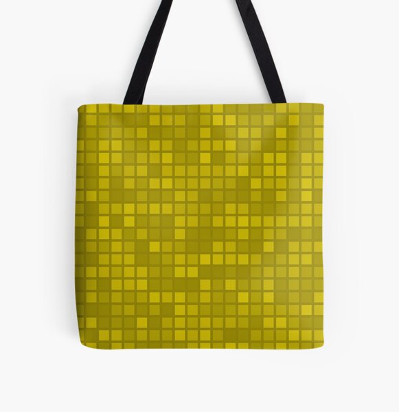 The Golden Pixels All Over Print Tote Bag