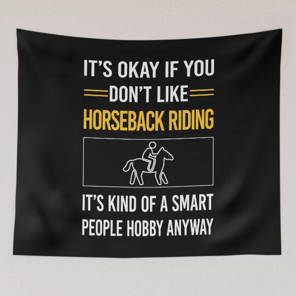 Item preview, Funny Smart People Horseback Riding Horse Riding designed and sold by jiggleterrified.