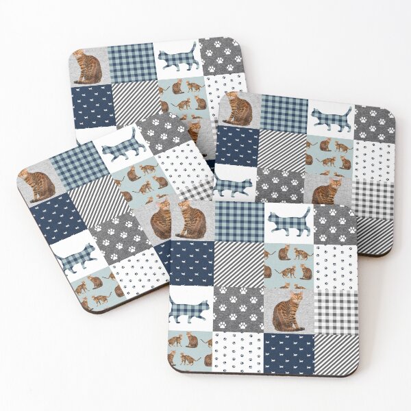 Item preview, Cute Bengal Cat Patchwork designed and sold by CatheriLove.