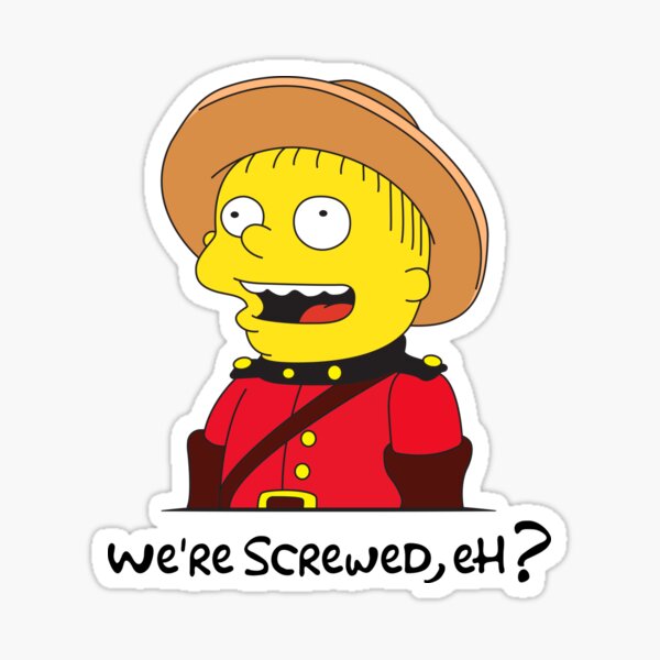 Canuck Ralph - BLK Sticker