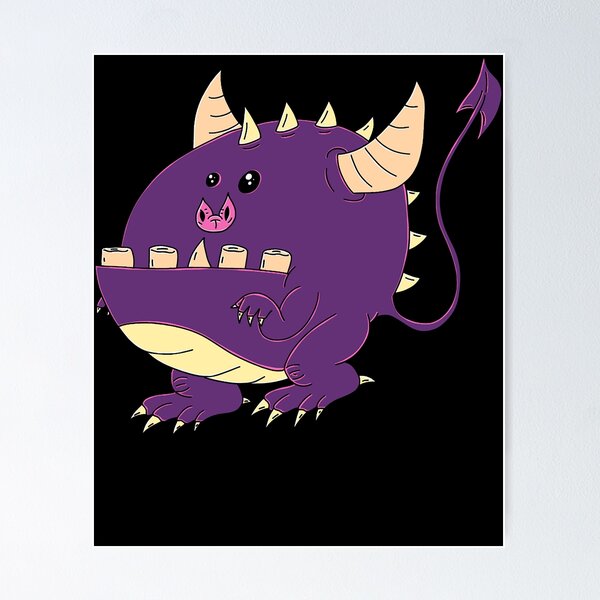 Artikelvorschau, Sneaky Purple Monster Classic entworfen und verkauft von miriahuffm.