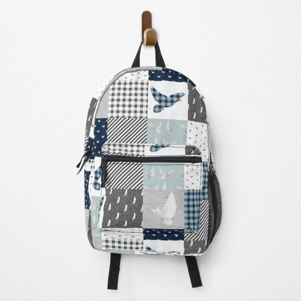 Item preview, Funny Bird Mint Plaid designed and sold by SisileeGift.