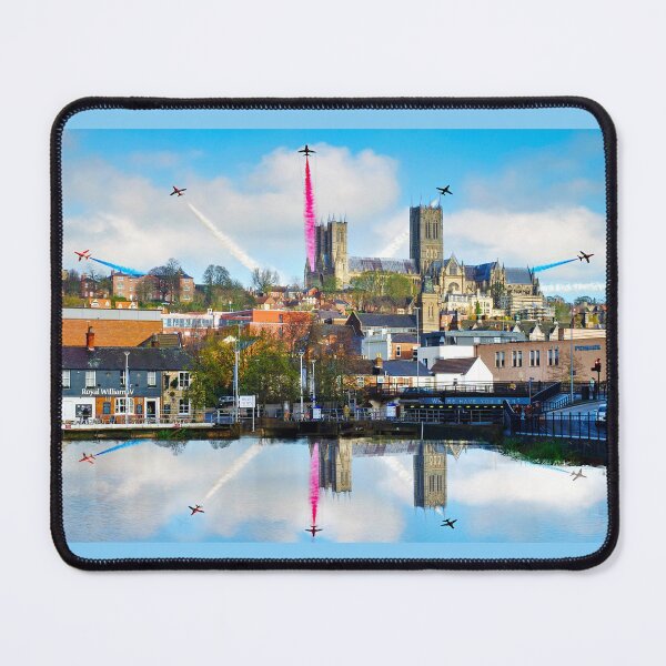 Item preview, Lincoln Cathedral Red Arrows designed and sold by Alisonchambers2.