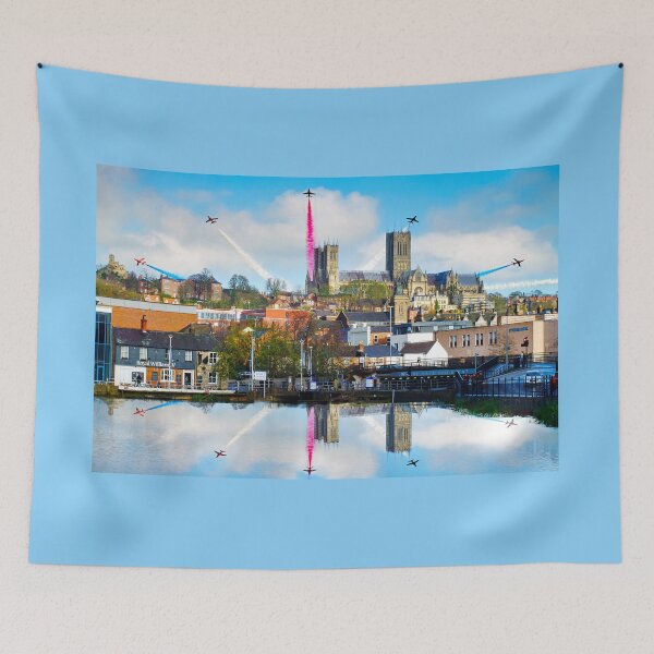 Item preview, Lincoln Cathedral Red Arrows designed and sold by Alisonchambers2.