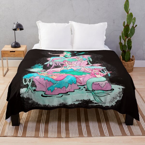 Item preview, Petter Pan Mermaids Watercolor Retro t designed and sold by HostetlerRonald.