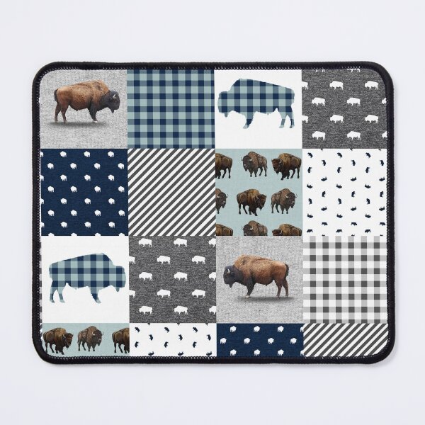Item preview, Funny Buffalo Mint Plaid designed and sold by SisileeGift.