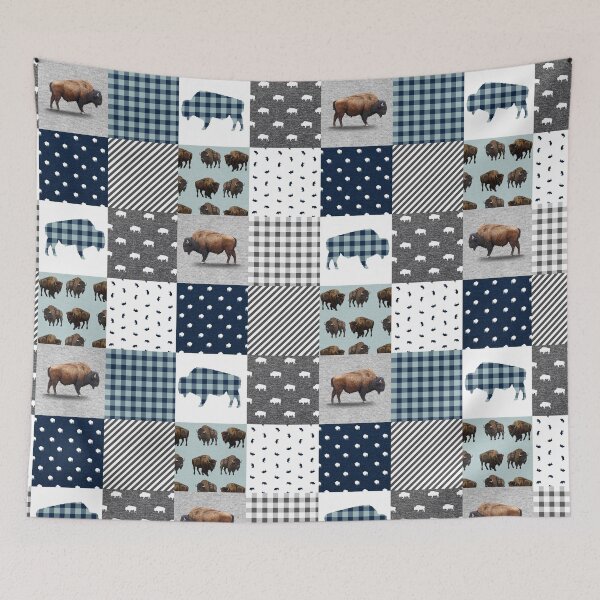 Item preview, Funny Buffalo Mint Plaid  designed and sold by SisileeGift.