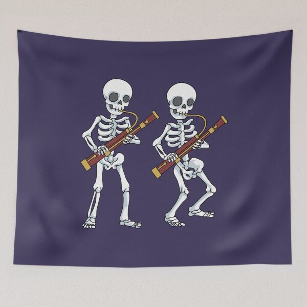 Item preview, Skeleton Bassoon Band Player Bassoonist Reeds designed and sold by Woodjoy.