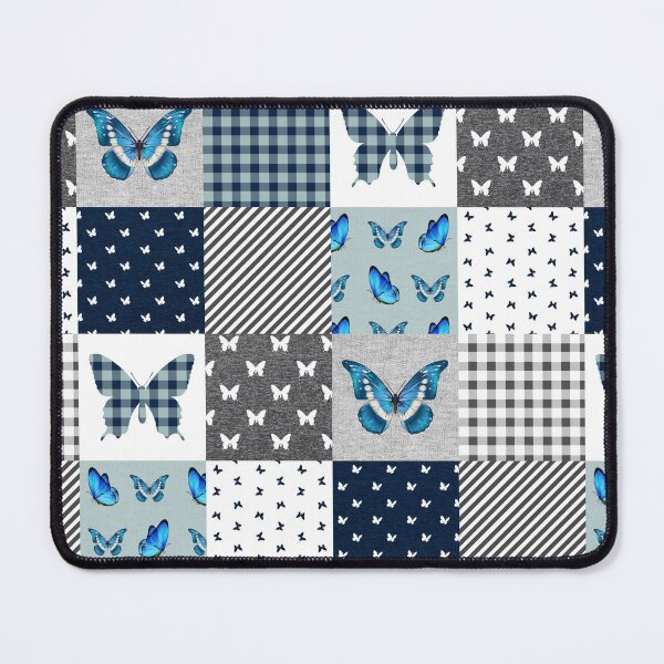 Item preview, Funny Butterfly Mint Plaid designed and sold by SisileeGift.