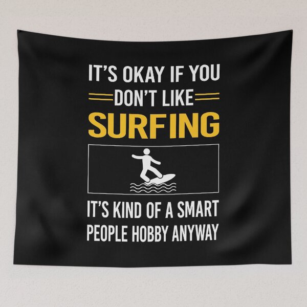 Item preview, Funny Smart People Surfing Surf Surfer designed and sold by RandalDavis.