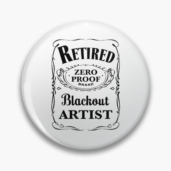 Item preview, Retired Blackout Artist Sober Aa Na Gift Round designed and sold by NzzRiza.