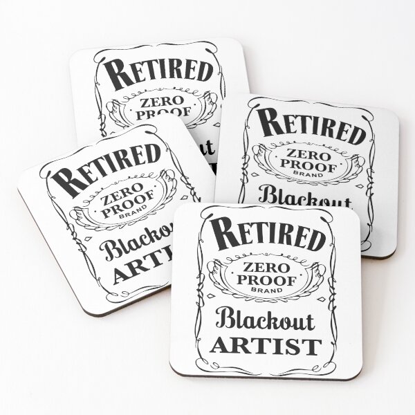 Item preview, Retired Blackout Artist Sober Aa Na Gift Round designed and sold by NzzRiza.