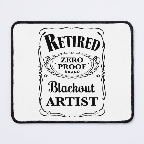 Item preview, Retired Blackout Artist Sober Aa Na Gift Round designed and sold by NzzRiza.